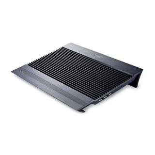 Подставка для ноутбука DeepCool "N8", USB хаб + 4 USB порта, 17", черная / Подставки для ноутбуков