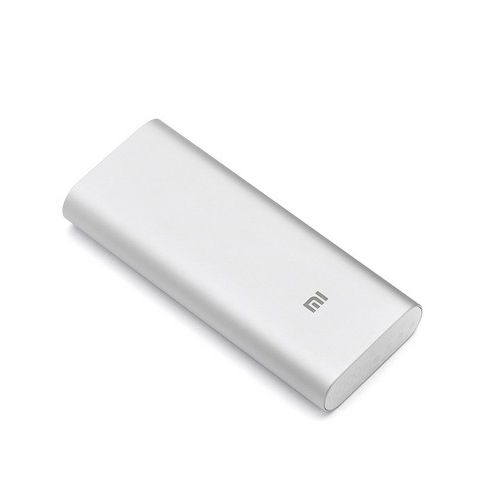Портативное зарядное устройство Xiaomi Mi Power Bank, 16000 mAh, серебристое / Портативные зарядные устройства