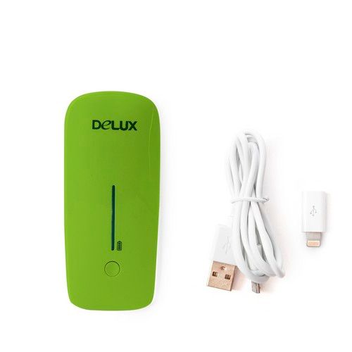 Портативное зарядное устройство Delux DLP-09, 5200 mAh, 7 степеней защиты, зеленое / Портативные зарядные устройства №2