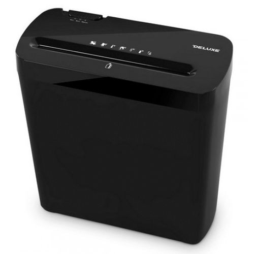 Уничтожитель документов Deluxe DLOS-6ZB, ("3" уровень секретности) 11 литров, 6 листов / Уничтожители документов