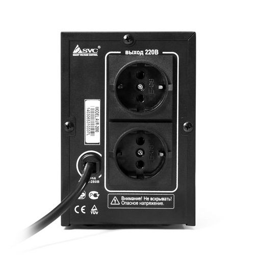 Стабилизатор SVC AVR-600, 600ВА(600Вт), черный / Источники бесперебойного питания №2
