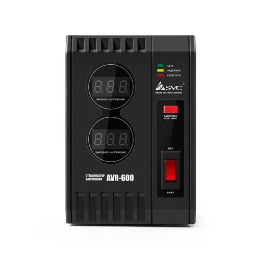 Стабилизатор SVC AVR-600, 600ВА(600Вт), черный / Источники бесперебойного питания №3