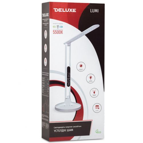 Светильник настольный Deluxe Lumi DLTL-301W-10W светодиодный, белый / Светильники настольные №3