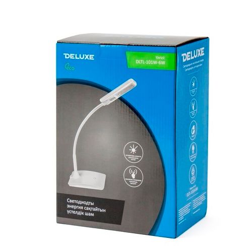 Светильник настольный Deluxe DLTL-101W-6W светодиодный, белый / Светильники настольные №2