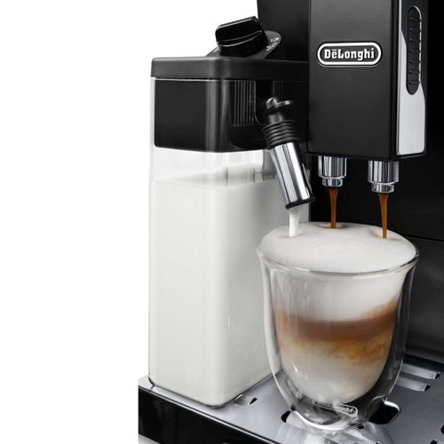 Кофемашина DeLonghi Eletta Cappuccino ECAM 44.664.B, зерновой и молотый, черная / Кофемашины	 №3