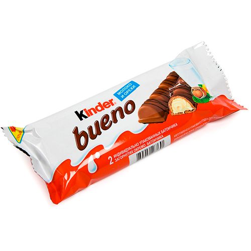 Шоколадный батончик Kinder Bueno, 42 гр / Шоколад