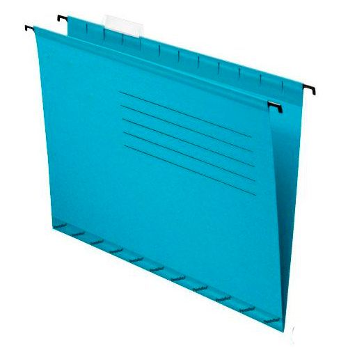 Папка подвесная Elba, А4+ формат, голубая, с указателем / Папки подвесные