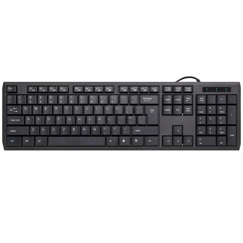 Клавиатура проводная Defender OfficeMate SM-820, USB, черная / Клавиатуры проводные