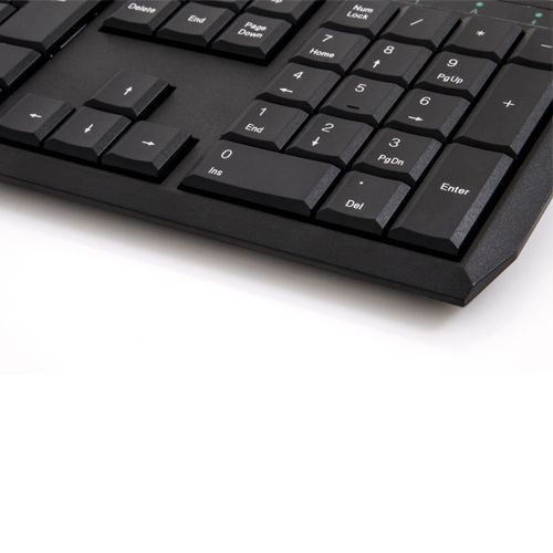 Клавиатура проводная Defender OfficeMate SM-820, USB, черная / Клавиатуры проводные №3