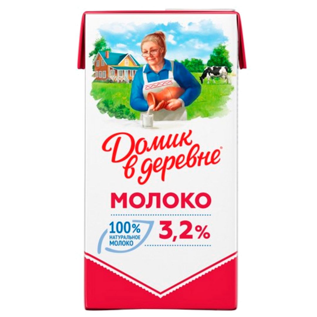 Молоко Домик в деревне, 925 мл, 3,2%, тетрапакет / Молоко и сливки oe.kz Молоко Домик в деревне, 925 мл, 3,2%, тетрапакет / Молоко и сливки