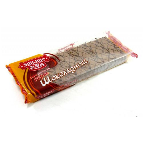 Торт вафельный Яшкино, шоколадный, 200 гр / Печенье, вафли, крекеры