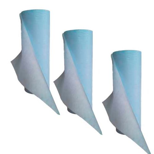 Простыня одноразовая с перфорацией 60*40 см, в упаковке 3 рулона по 200 штук, нестерильная / Простыни одноразовые