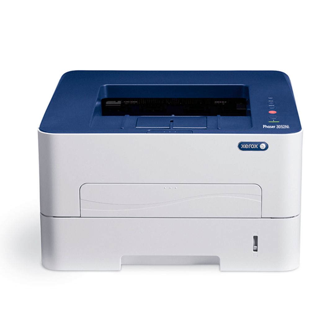 Принтер лазерный монохромный Xerox Phaser 3052NI, A4, 26 стр/мин, 600*600 dpi, USB 2.0, LAN, Wi-Fi / Лазерные монохромные