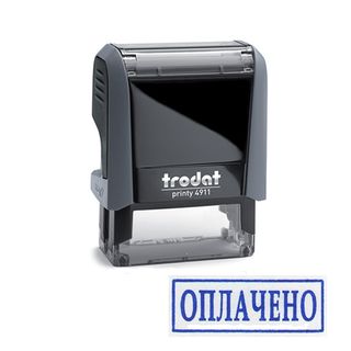 Мөртаңба Trodat 4911 "Оплачено", клише өлшемі 38*14 мм / Мөртаңбалар