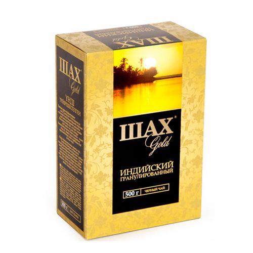 Чай Шах "Gold", черный, 500 гр, индийский гранулированный / Чай гранулированный