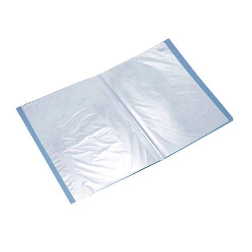 Папка файловая на 30 файлов Hatber "Line", А4 формат, корешок 21 мм, синяя / Папки файловые №2