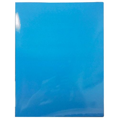 Папка файловая на 30 файлов Hatber "Line", А4 формат, корешок 21 мм, синяя / Папки файловые №3