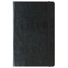 Записная книжка Baer, А5, 128 л, на резинке, с ручкой, в линейку, черная