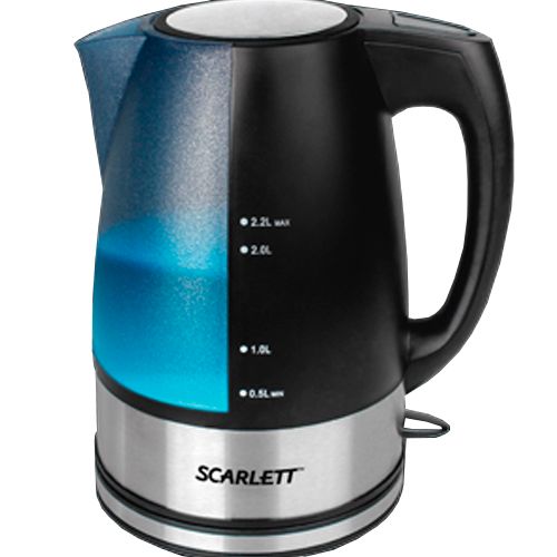 Чайник Scarlett SC-EK18P18, 2,2 л, черный / Чайники	