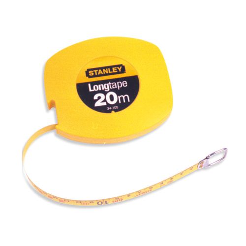 Рулетка измерительная Stanley "LONGTAPE", длина 20 м, ширина 9,5 мм / Измерительный инструмент