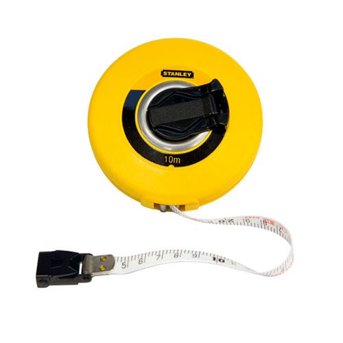 Рулетка измерительная Stanley "LONGTAPE FIBERGLASS", длина 10 м, ширина 12,7 мм / Измерительный инструмент