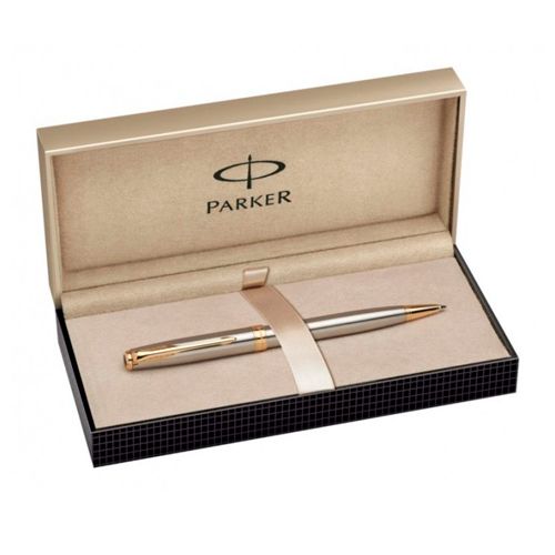 Ручка шариковая Parker "Sonnet Stainless Steel GT", черная / Ручки премиум-класса №2