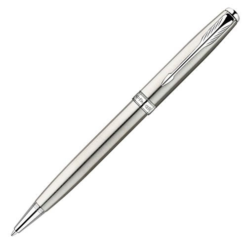Ручка шариковая Parker "Sonnet Stainless Steel CT", черная  / Ручки премиум-класса