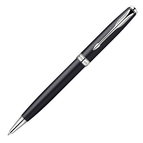 Ручка шариковая Parker "Sonnet Matte Black CT", черная  / Ручки премиум-класса