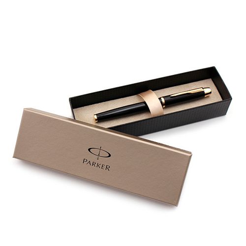 Ручка роллерная Parker "IM Metal Black GT", черная  / Ручки премиум-класса №2