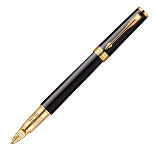 Ручка перьевая Parker "5th Ingenuity Large Black GT", черная / Ручки премиум-класса