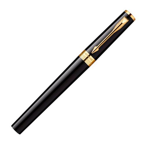 Ручка перьевая Parker "5th Ingenuity Large Black GT", черная / Ручки премиум-класса №3