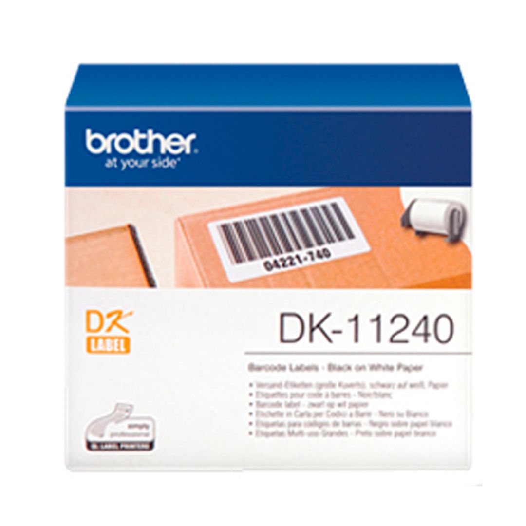 Этикетки адресные Brother DK-11240 со штрихкодом, 51*102 мм, белые / Ленты для печати наклеек №2