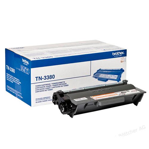 Тонер-картридж оригинальный Brother TN-3380 для DCP 8110DN/8250DN, HL 5440D/5450DN/5450DNT, черный / null