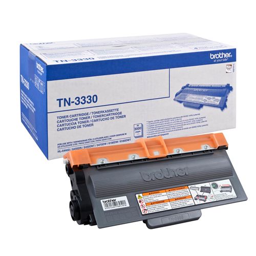 Тонер-картридж оригинальный Brother TN-3330 для DCP 8110DN/8250DN, HL 5440D/5450DN/5450DNT, черный / null