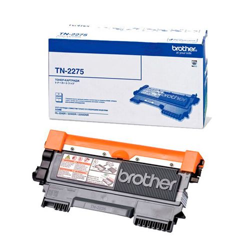 Тонер-картридж оригинальный Brother TN-2275 для DCP 7060DR/7065DNR/7070DNR, HL 2240R/2240DR, черный / Тонер-картриджи