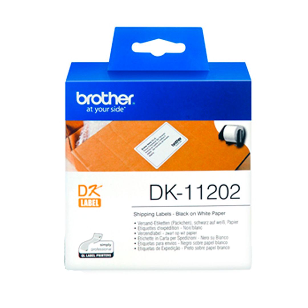Этикетки адресные Brother DK-11202, 62*100 мм, белые / Ленты для печати наклеек №2