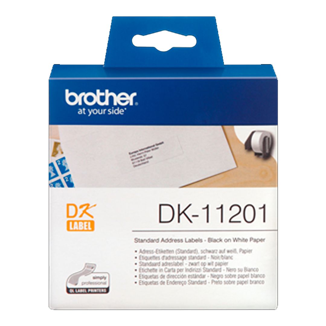 Этикетки адресные Brother DK-11201, 29*90 мм, белые / Ленты для печати наклеек №2