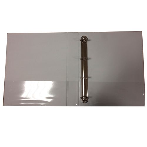 Папка Eisear PVC, А4 формат, на 4 кольцах, корешок 50 мм, белая / Папки на кольцах №2