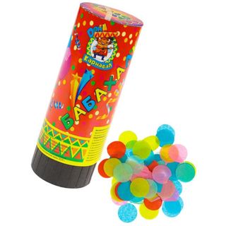 Хлопушка пневматическая Miland, 12 см, круглое конфетти / Украшение интерьера	