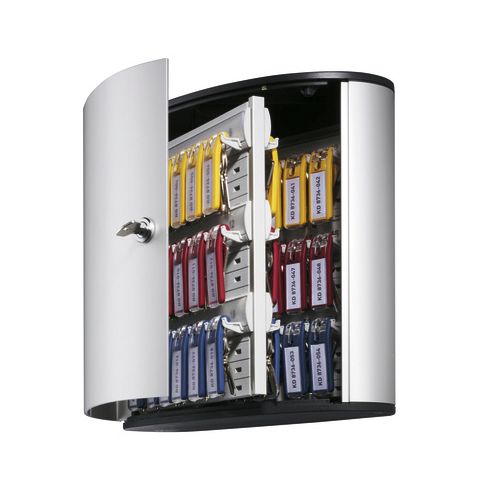 Ключница Durable Key Box, на 54 ключа, серебристая / Шкафчики для ключей, брелоки