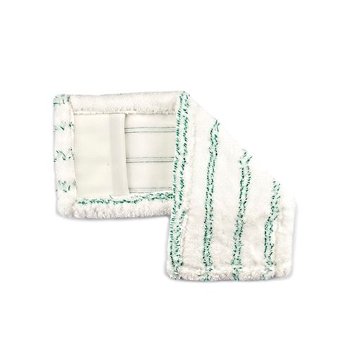 Запаска для швабры Uctem, Microfiber Mop, микрофибра, размер 15*40 см, бело-зеленый