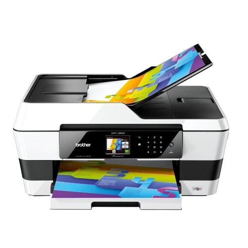 МФУ струйный цветной Brother MFC-J3520, A3, 6000*1200 dpi, 35 стр/мин, факс, Wi-Fi, без кабеля USB / Струйные