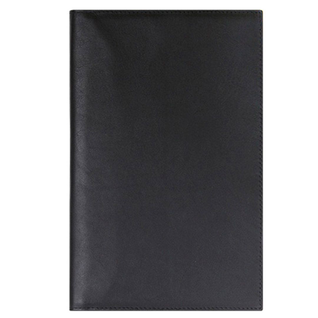 Ежедневник недатированный Prestij, А5+, 176 л, с золотым срезом, в линейку, черный / Ежедневники недатированные