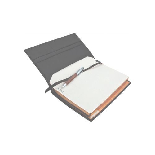 Ежедневник недатированный Prestij, А5+, 176 л, с золотым срезом, в линейку, черный / Ежедневники недатированные №4