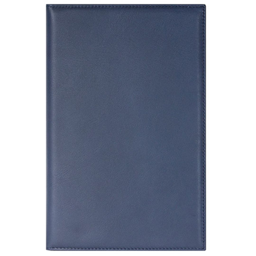 Ежедневник недатированный Prestij, А5+, 176 л, с золотым срезом, в линейку, синий / Ежедневники недатированные