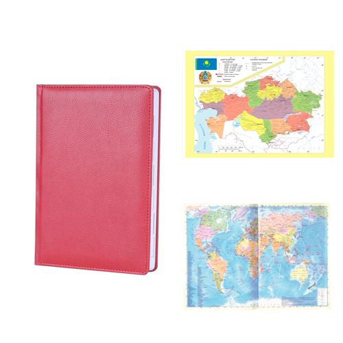 Ежедневник датированный Memory, 2016 г. (каз, рус,англ), А5 формат, 176 л, кожзам, красный / Ежедневники датированные №2 oe.kz Ежедневник датированный Memory, 2016 г. (каз, рус,англ), А5 формат, 176 л, кожзам, красный / Ежедневники датированные №2