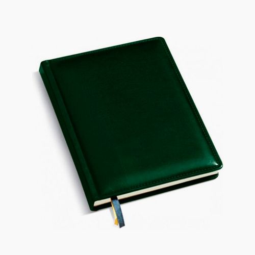 Ежедневник полудатированный Expert, (каз., рус., англ.), А5, 188 л, твердая обложка, кожзам, зеленый / Ежедневники датированные