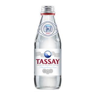 "Tassay" газдалмаған ауыз суы, 0,25 л, шыны бөтелке / Ауыз су