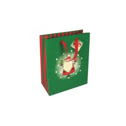 Пакет подарочный новогодний Pap Star, "Дед Мороз", 26*13*32 см, цветной / Подарки и сувениры