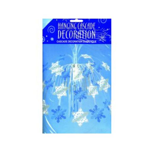 Каскад подвесной Европа Уно Трейд, 61 см, снежинка, фольга / Новый Год